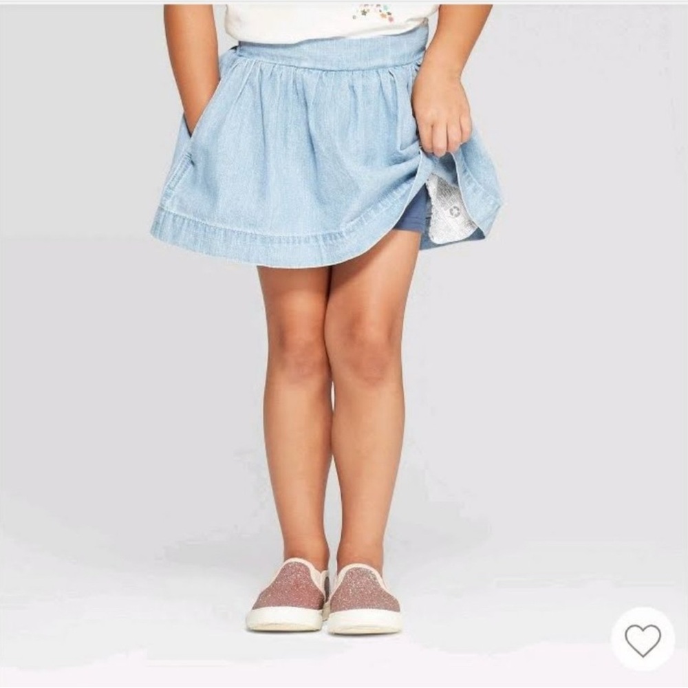Excellent condition Cat & Jack toddler Denim Skirt bundle 3T